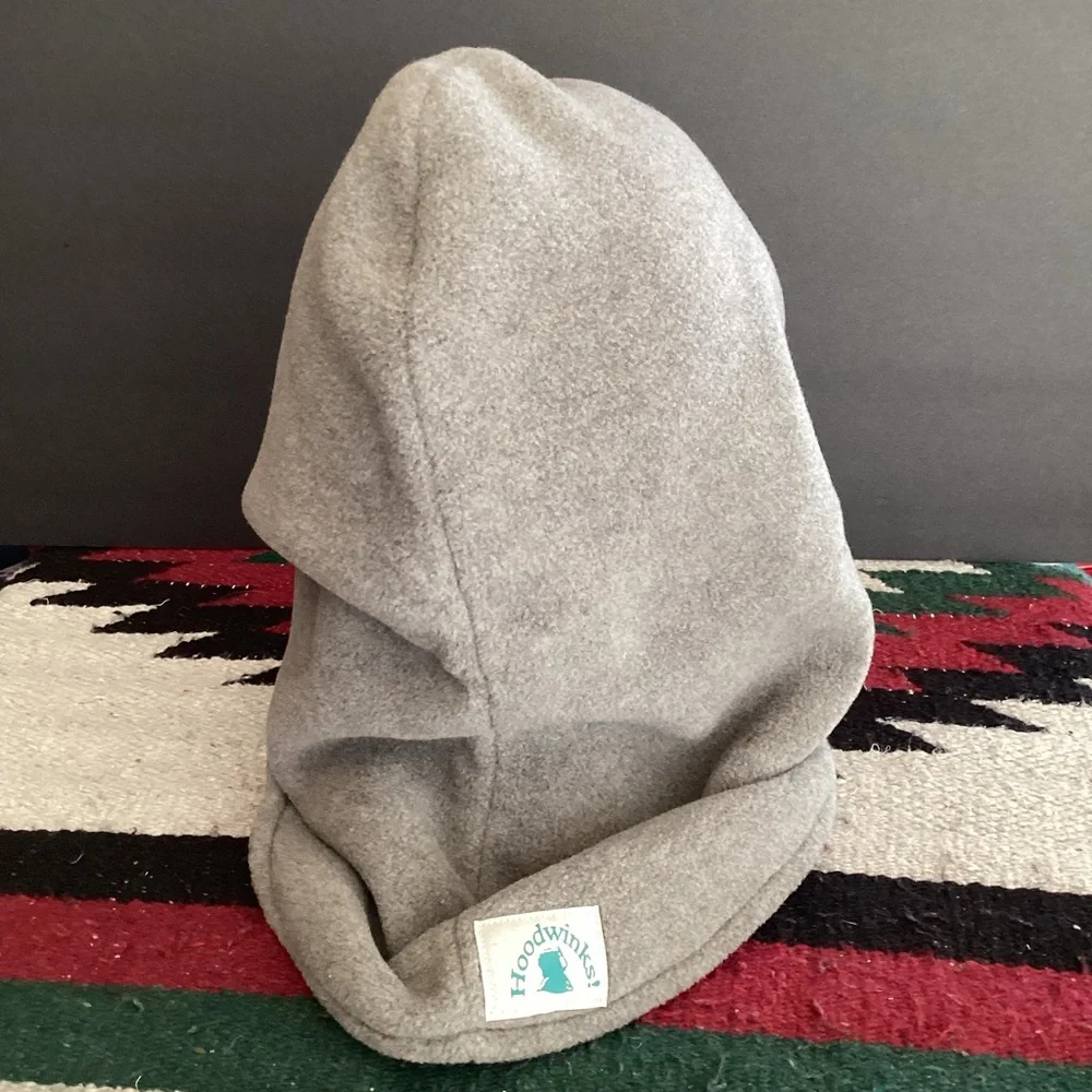 Vintage hoodwinks balaclava fleece hat made in USA